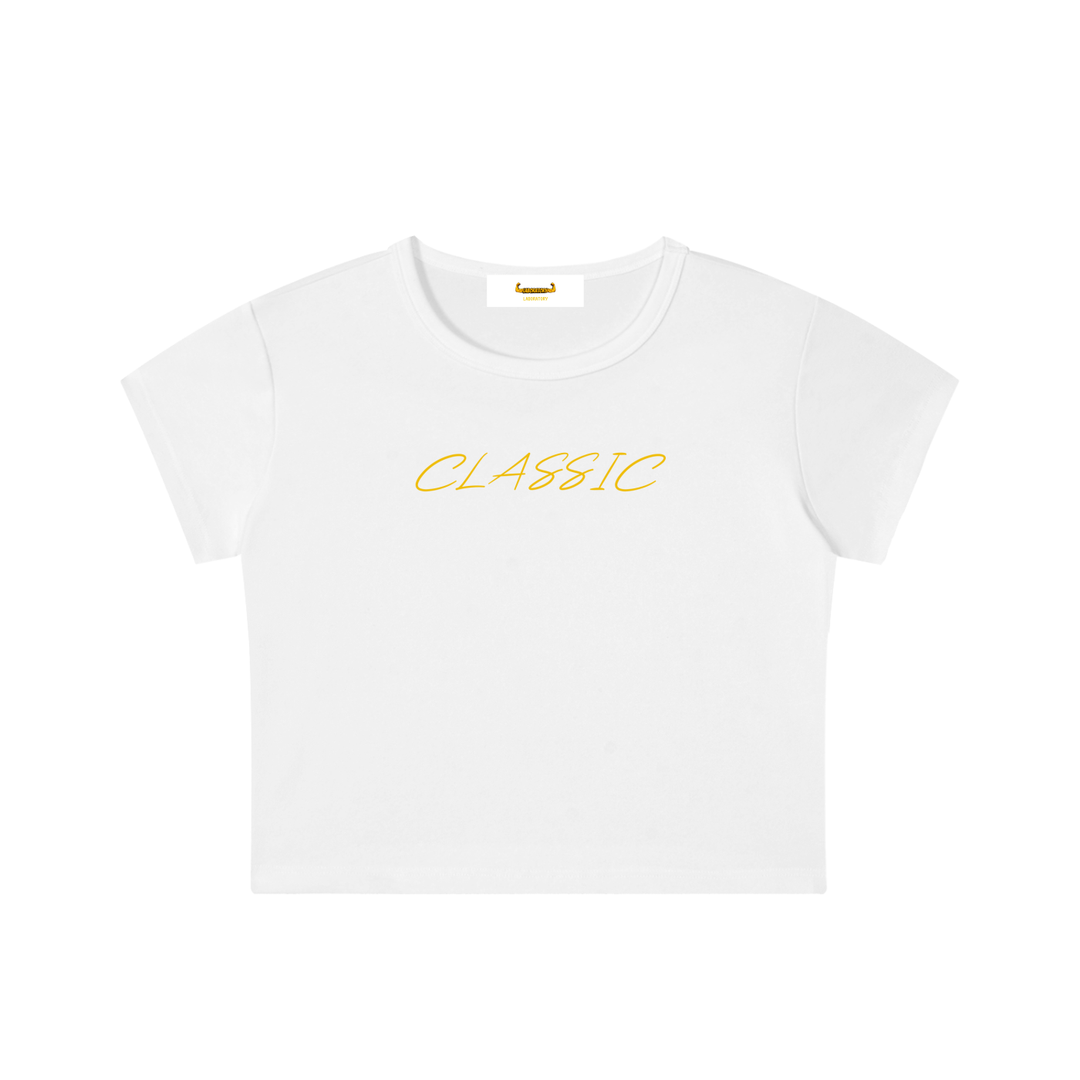 LABORATORY CLASSIC - Snow Washed Crop Top
