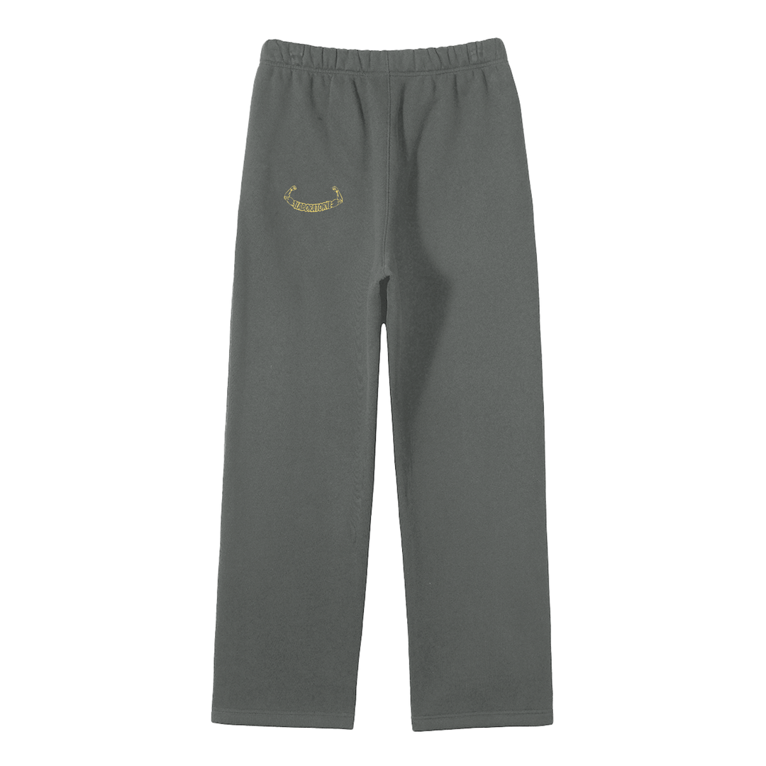 LABORATORY - Unisex Solid Color Fleece Straight Leg Pants