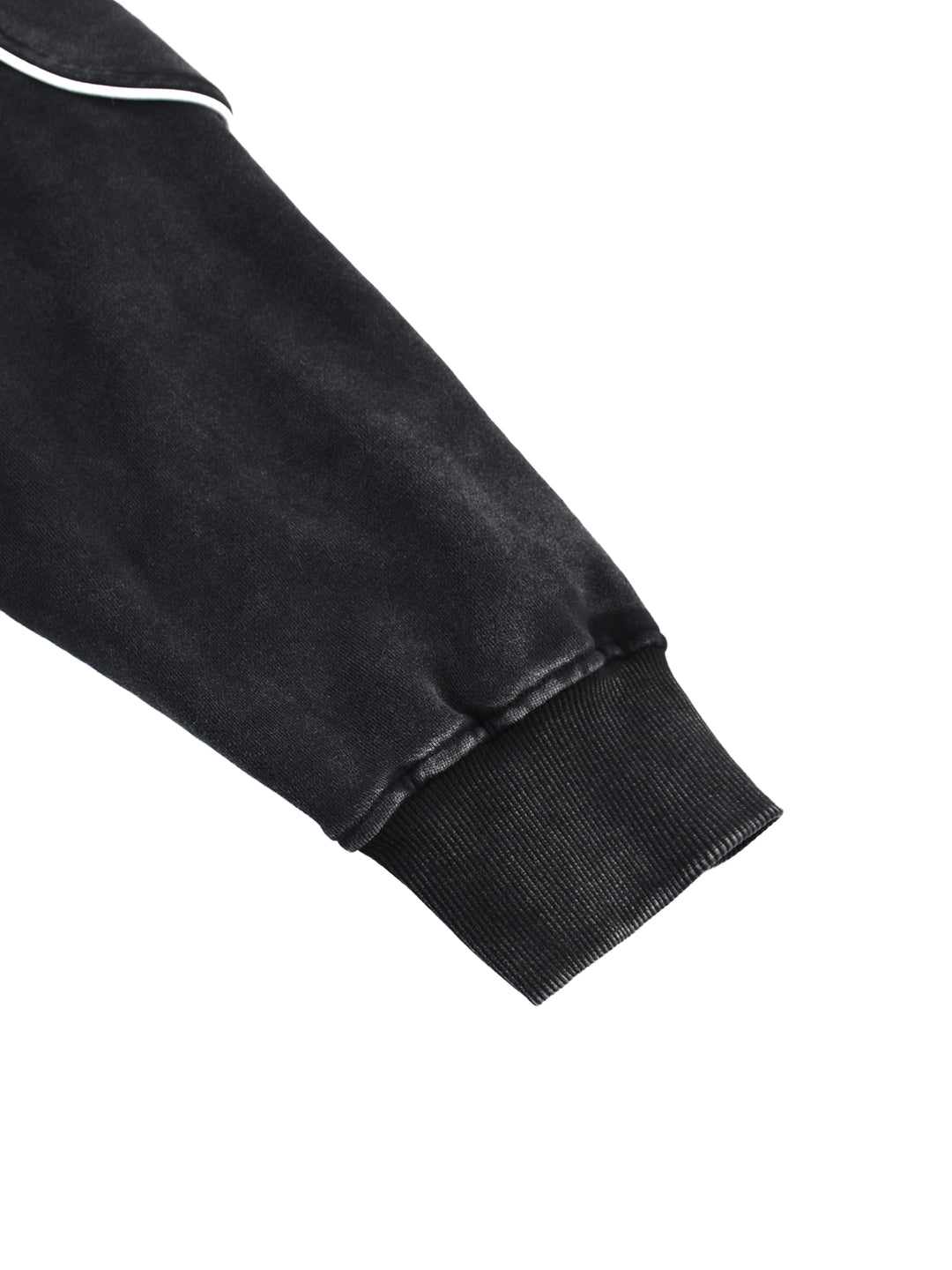 LABORATORY - Mineral Wash Piping Raw Hem Sweatshirt