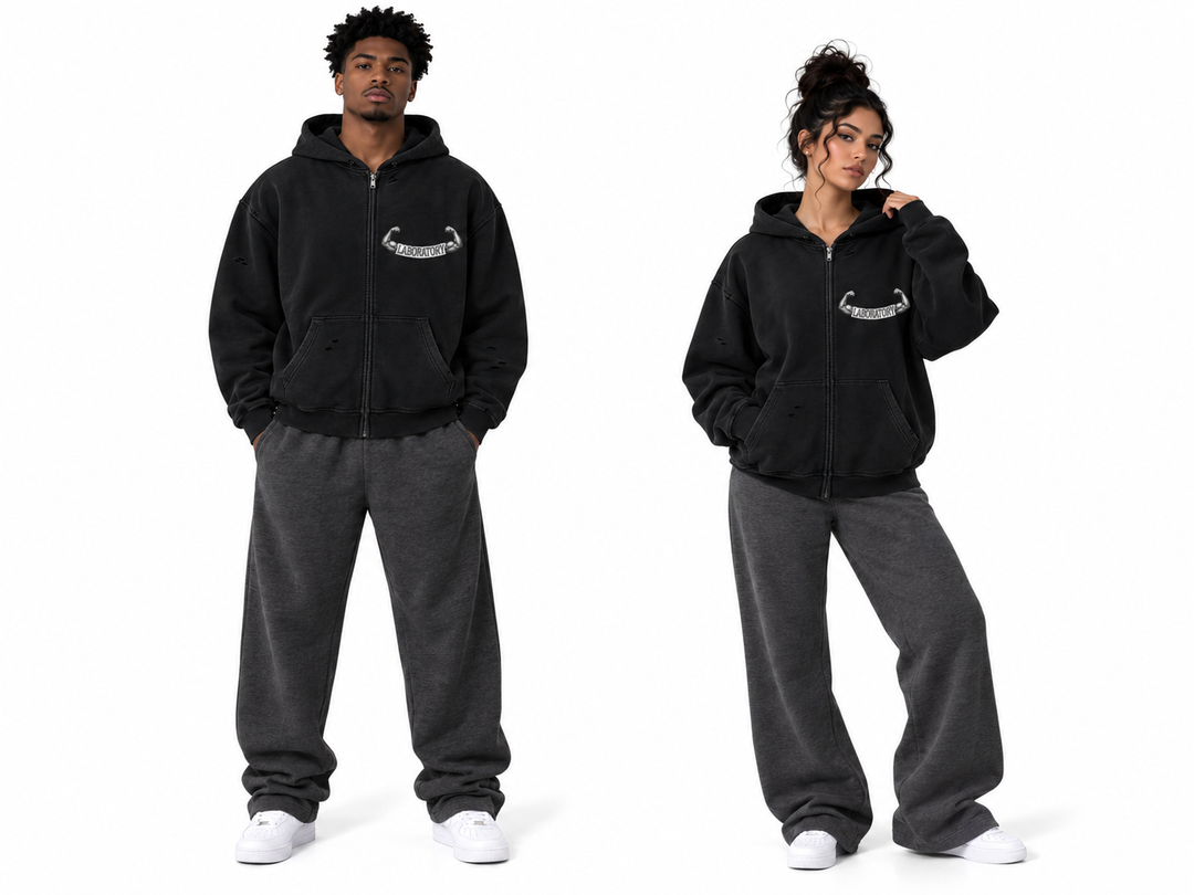 Laboratory  Zip Hoodie - You vs You